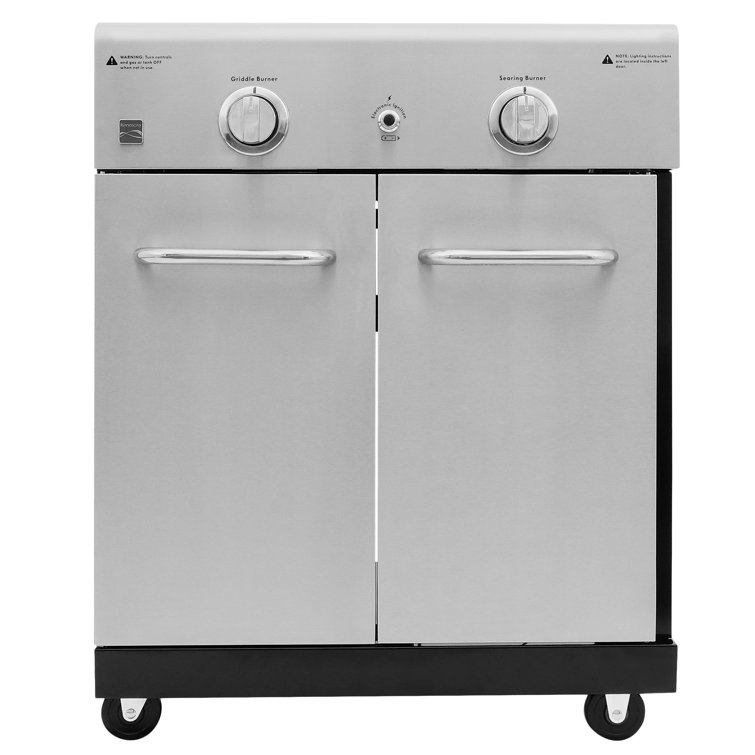 Kenmore 2 Burner Free Standing Liquid Propane 25000 BTU Gas Grill